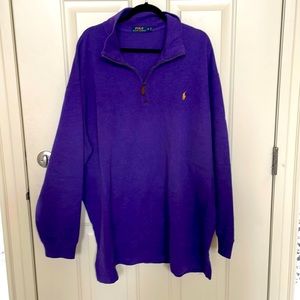 Polo Ralph Lauren Zip Neck Pull Over Size 3XB